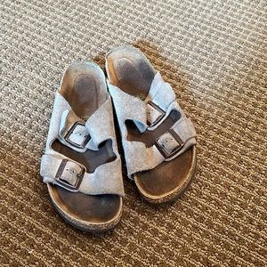 Tan soft leather Birkenstock